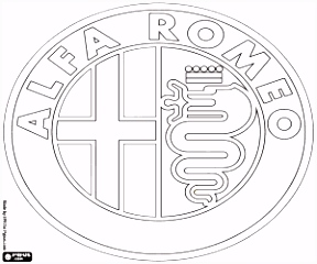 Automerken Kleurplaten Kleurplaat Alfa Romeo Logo Kleurplaten V8ol17tea8 Fujtv5utc2