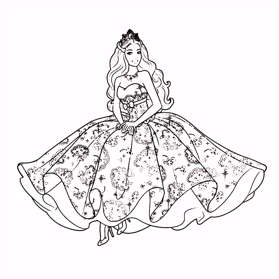 Barbie Kleurplaten Leuk Voor Kidsbarbie Kleurplaten W2uf81swn3 C5oe5ulae5