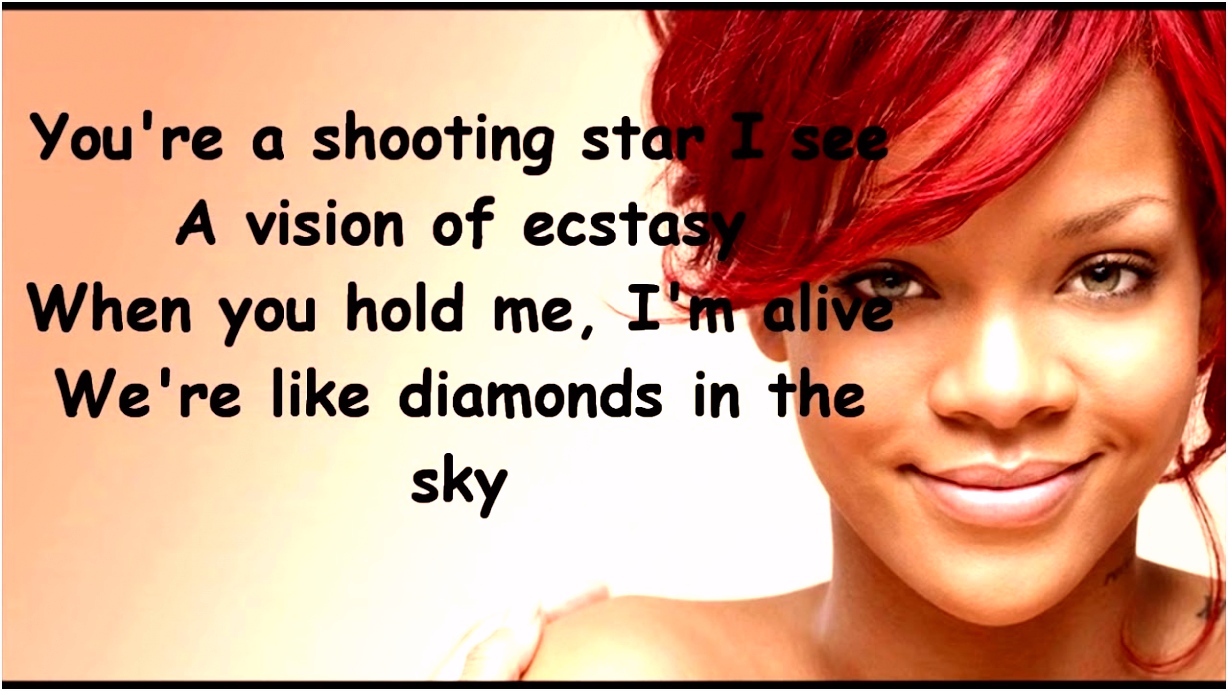 Rihanna Diamonds lyrics
