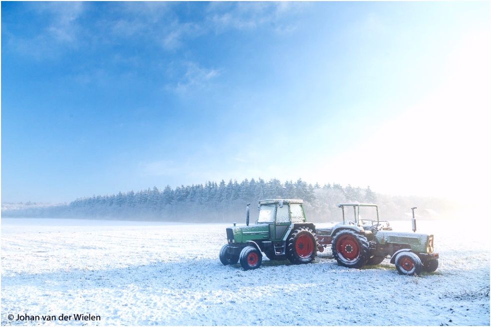 Fotograferen van de winter sneeuw en ijs en belichting