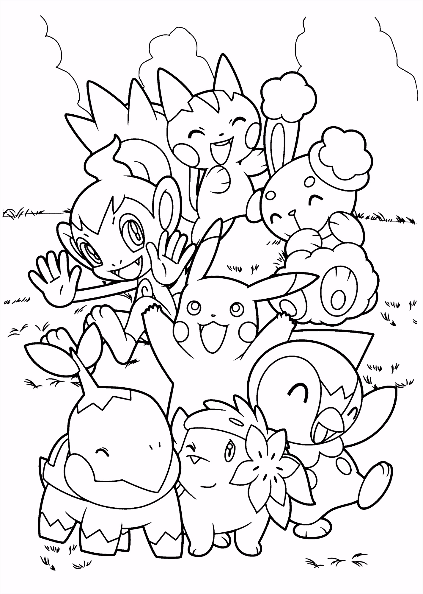 Dieren Kleurplaten Pokemon Characters Anime Coloring Pages for Kids Printable Free Y1bv52iyd3 Vvgymseqws