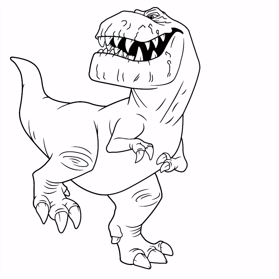 Dinosaur Kleurplaten Leuk Voor Kids – butch De T Rex O2yc04uev1 Wmhy24sehh