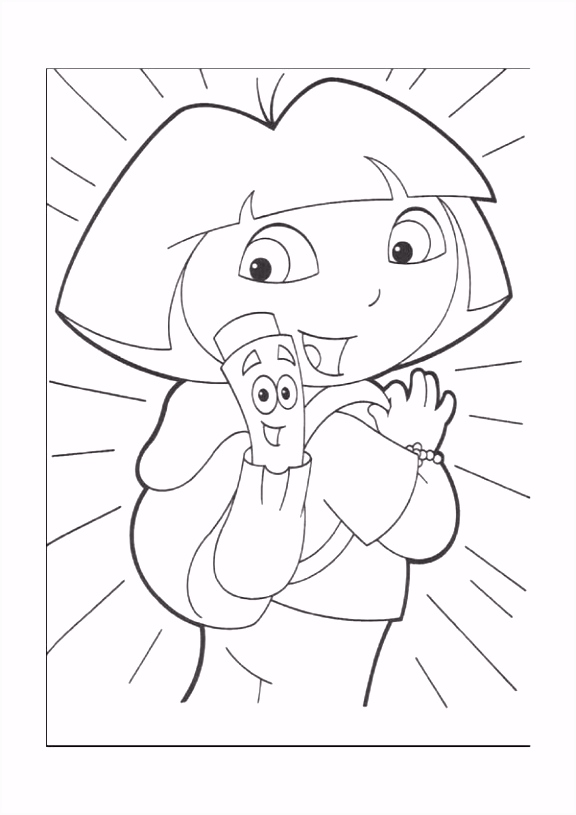 Dora Kleurplaten Dora Explorer Tegninger Til Farvel¦gning Printbare Farvel¦gning for X4jq12dyk1 Nsyt45tehs