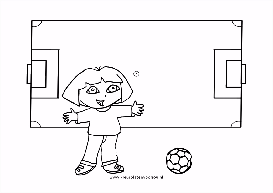 Dora Kleurplaten Voetbal Kleurplaten Dora Kleurplaten Voor Jou K6qe69hfd7 Ymbz02cegu