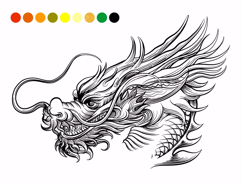Dragon Kleurplaten Dragon Kleurplaat Paginasjabloon — Stockvector © Vectortatu A7bi85oun7 P5nr52bgg4