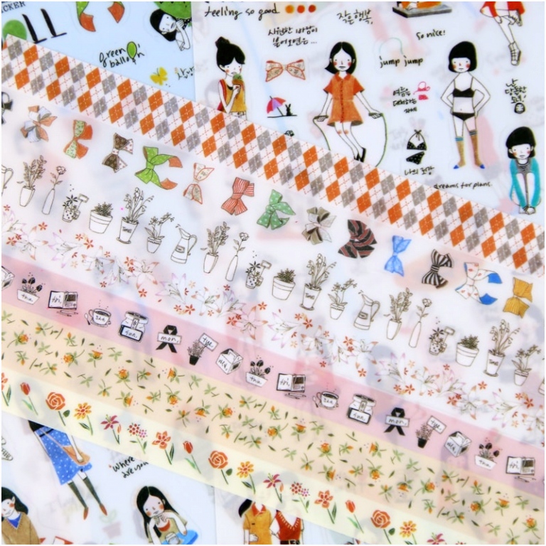 6pcs lot New Paper Doll Korean Style Cute Kawaii Sweet Girl Planner