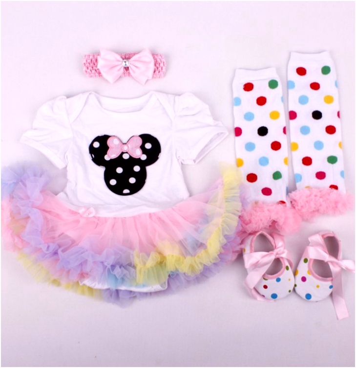 á‰Childhood Fantasy Minnie Infant Dress Romper Lace Tutu Summer