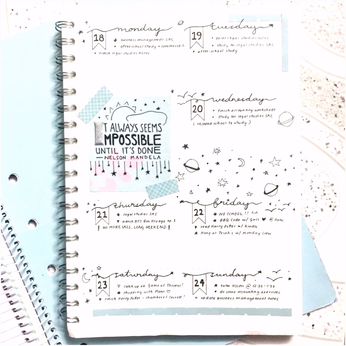 55 best Bullet Journals pages to bring in images on Pinterest