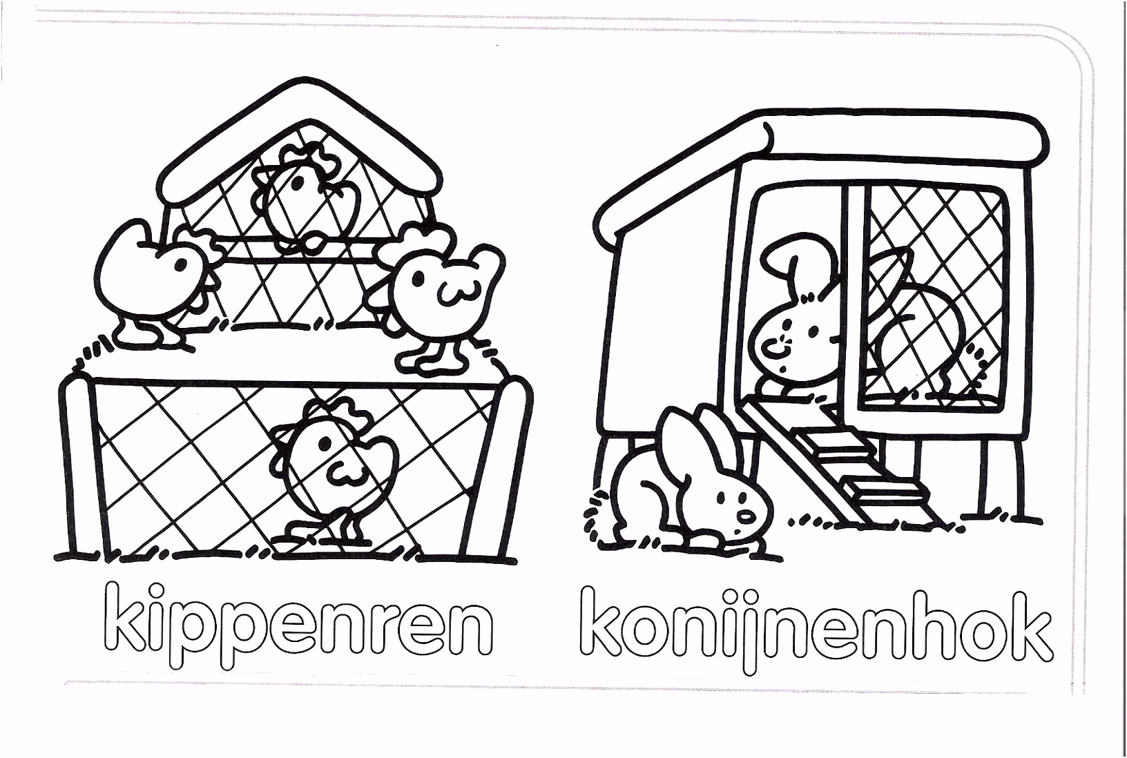 Kleurplaat Boerderij Kleurplaten Konijn In Hok Archidev U0ze12svf4 P2pds5flz2