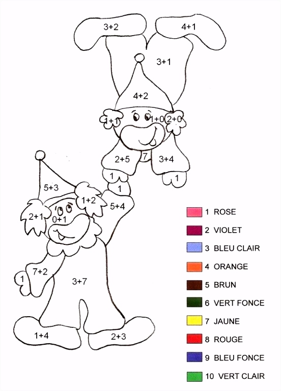 Kleurplaat Circus Coloriage Magique Clown 2 Addition X6qo95fxm6 Xhqo45herh