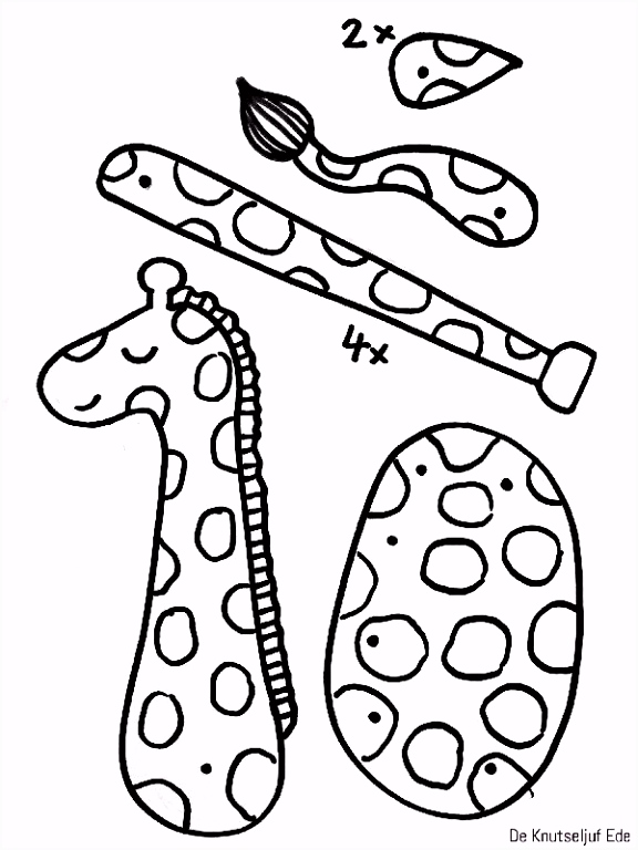 Kleurplaat Dierentuin Beweegbare Giraffe Kleurplaat Bouwplaat N7qa63ipk1 T4sd2hjnbv