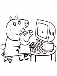 Kleurplaat Familie Kleurplaat Peppa Pig Archidev C4nh24zee8 Rmei0mhpsm