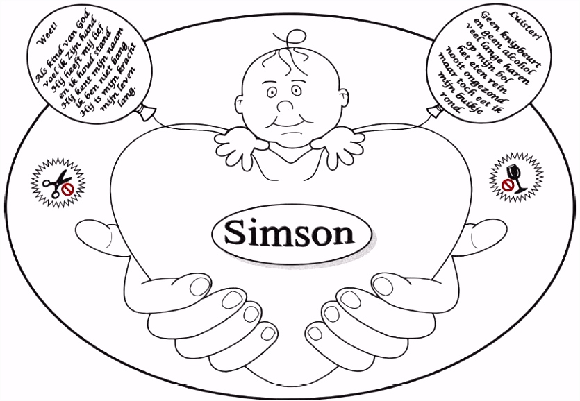 Kleurplaat Geboorte Geloven is Leuk Kleurplaten Categorie Simson Sunday R3qd91utg2 Rmbxuhboj4