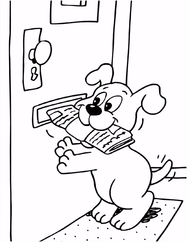 Kleurplaat Hondje Kleuren Hond Pakt Post Uit De Brievenbus Kleurplaten C7ph35gxc6 K2vvmshhhs
