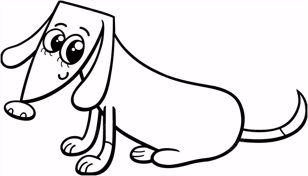 Kleurplaat Hondje Vrouwelijke Hond Kleurplaat — Stockvector © Izakowski D4ad76ksg4 T5bfuhekt4