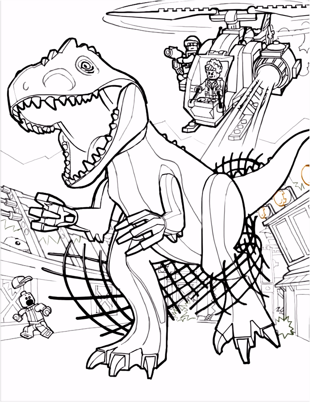 Kleurplaat Jurassic World Lego Coloring Pages Jurassic World Printables C4zf67gld3 Q0mx56fhw4