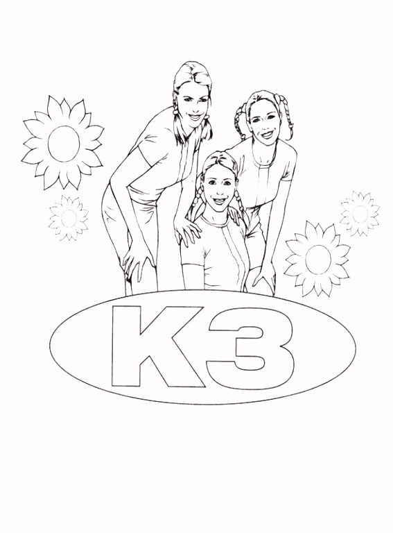 Kleurplaat K3 Kleurplaat K3 Kristel Karen En Kathleen Kleurplaatje E6yq91nka9 Ghuks2m5yh