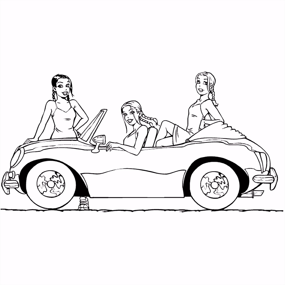 Kleurplaat K3 Leuk Voor Kids – Met De Auto T1ij24cnt6 Duzzsubrvv