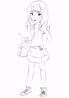 Kleurplaat Lego Friends Emma From Lego Friends Colouring Pages Party Time I5ne56ees4 S5risvkhzs