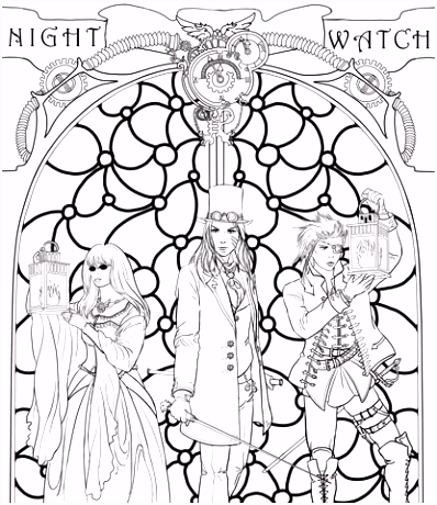 Kleurplaat Nachtwacht Steampunk Ploeg Nachtwacht Kleurplaat Y6cz16udv7 R5tss6psd4