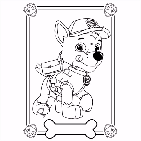 Kleurplaat Paw Patrol Paw Patrol Feestpakket V6re25oxg4 Euzihvcrgs