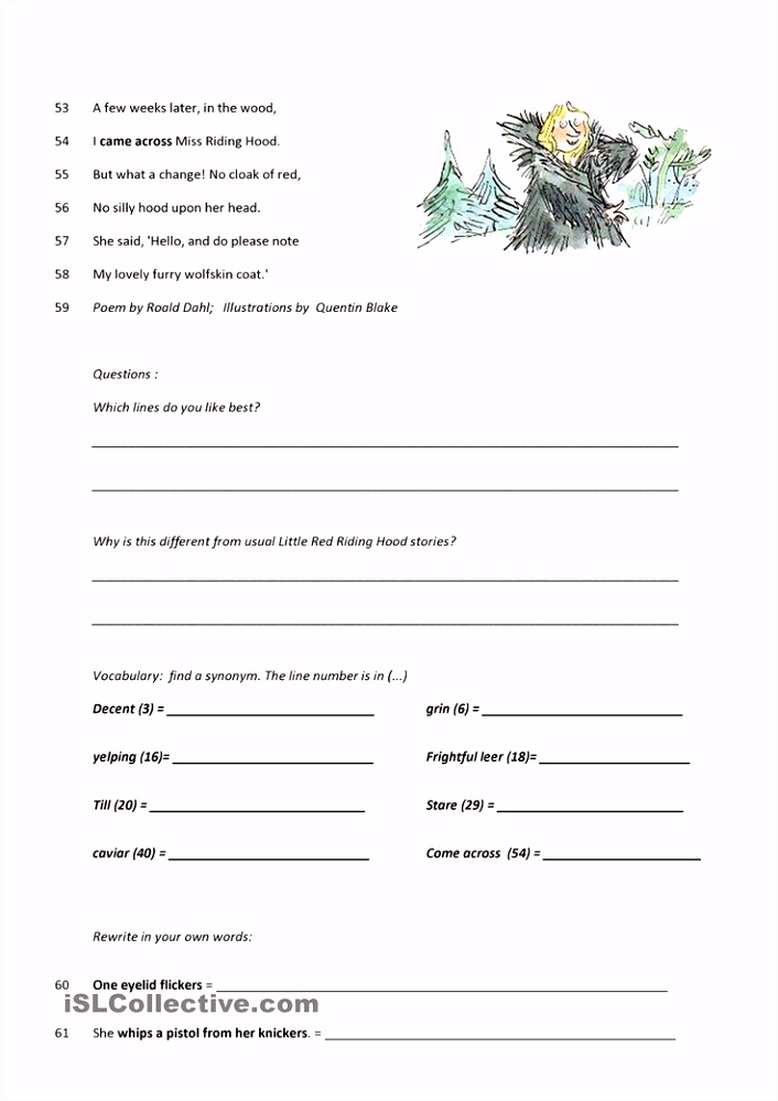 Kleurplaat Quentin Blake Prehension Poems K2jn71ava8 Cmeeu6vefu
