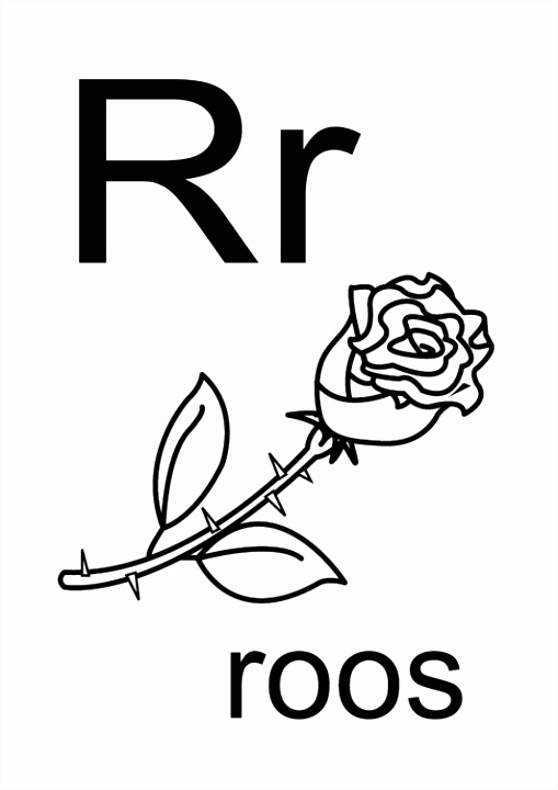 Kleurplaat Roos Kleurplaat R Afb G2na24tfx1 A2rshmgas2