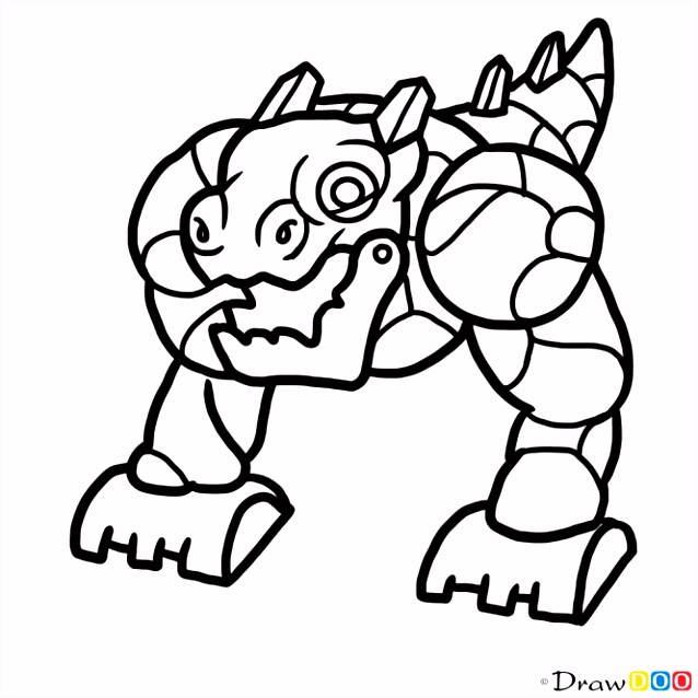 Kleurplaat Rox How to Draw T Rox Singing Monsters Z3tb25egt4 T6ykh0ffg4