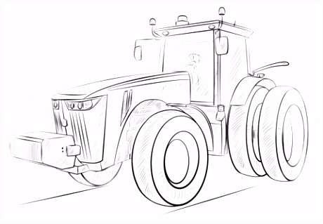 Kleurplaat Tractor John Deere Trekker Kleurplaat T7jw75faf5 C4nhm6ols6