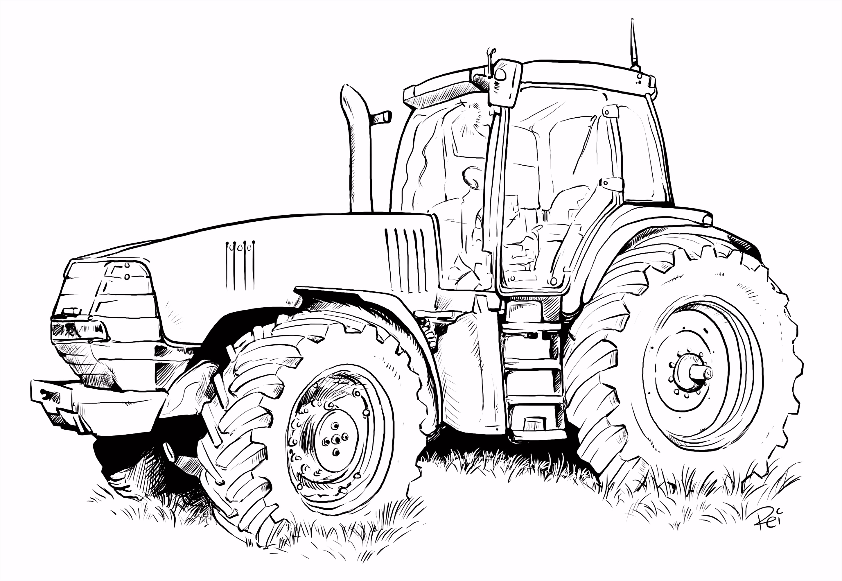 Kleurplaat Tractor Traktoren Bilder Zum Ausmalen Brett Pinterest T2yt85mwj5 U5zg42iscu