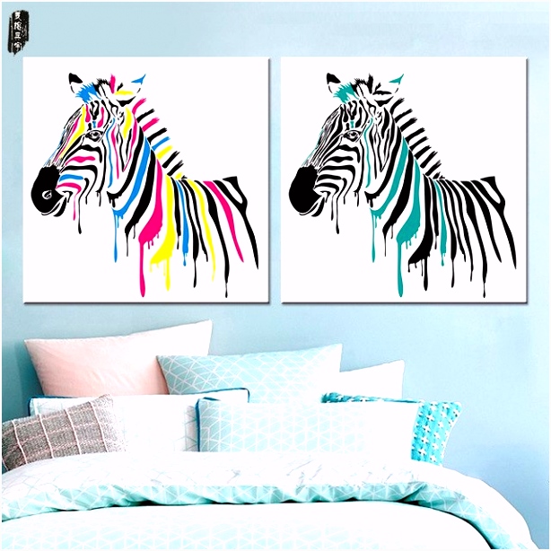 Kleurplaat Wilde Dieren Zebra Wall Art Abstract Dier Canvas Schilderij Modulaire Kleurplaten N5ye75ifr6 H6yd5ux4ss