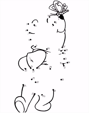 Kleurplaat Winnie the Pooh Winnie the Pooh Dot to Dot From Printabletreats I1td73ygy8 asuim2cxb2