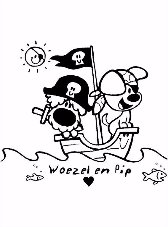 Kleurplaat Woezel En Pip Kleurplaat Piraat Boot Archidev Y3cx37egi1 B4as42fgh6