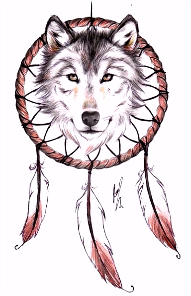 Kleurplaat Wolf Wolf Dreamcatcher Ii Tattoo Design by Rozthompsonartviantart F8qw33klb6 Tuphsssfr4