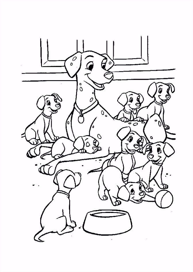 Kleurplaten 101 Dalmatiers 101 Dalmatiers Bij Mama 101 Dalmatiers Kleurplaten Kleurplaat B1pj64ond4 whya4uwhd4