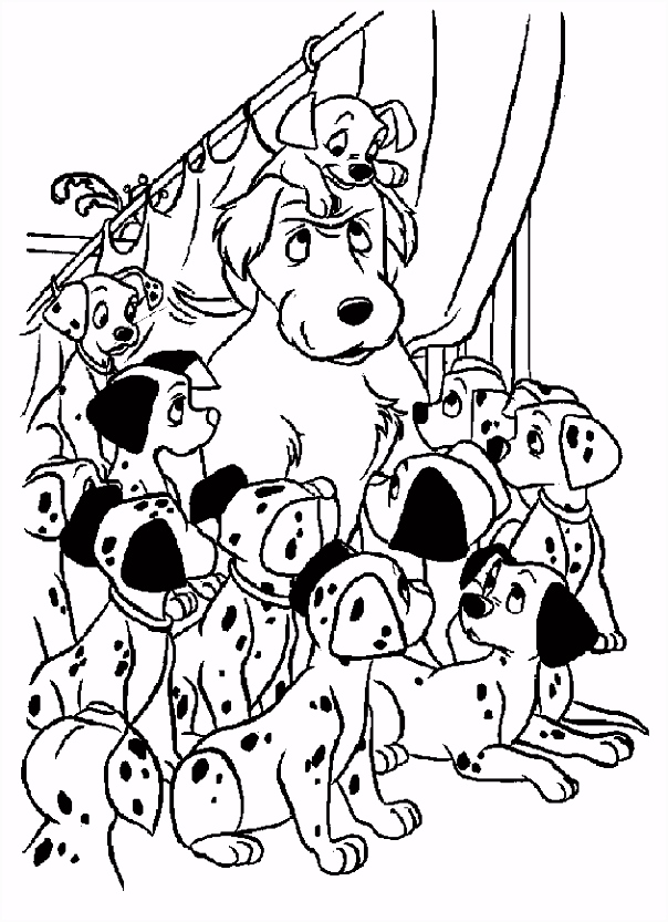 Kleurplaten 101 Dalmatiers Les 101 Dalmatiens A4tw26htu5 I5ju55akw0
