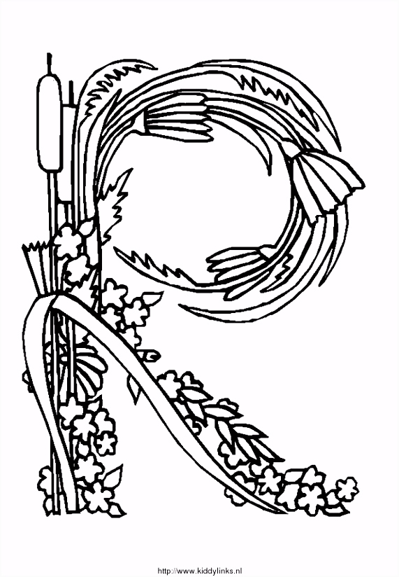 Kleurplaten Alfabet Bloemen Kleurplaat Alfabet Bloemen 4188 E5wk51bex5 Evmu44omzu