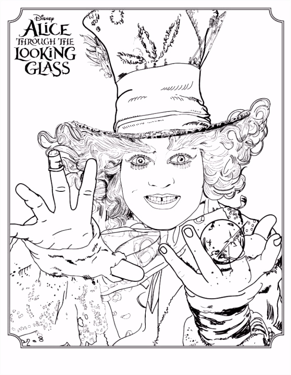 Kleurplaten Alice In Wonderland Mad Hatter Alice In Wonderland B5na27vhc1 P6df0szceu