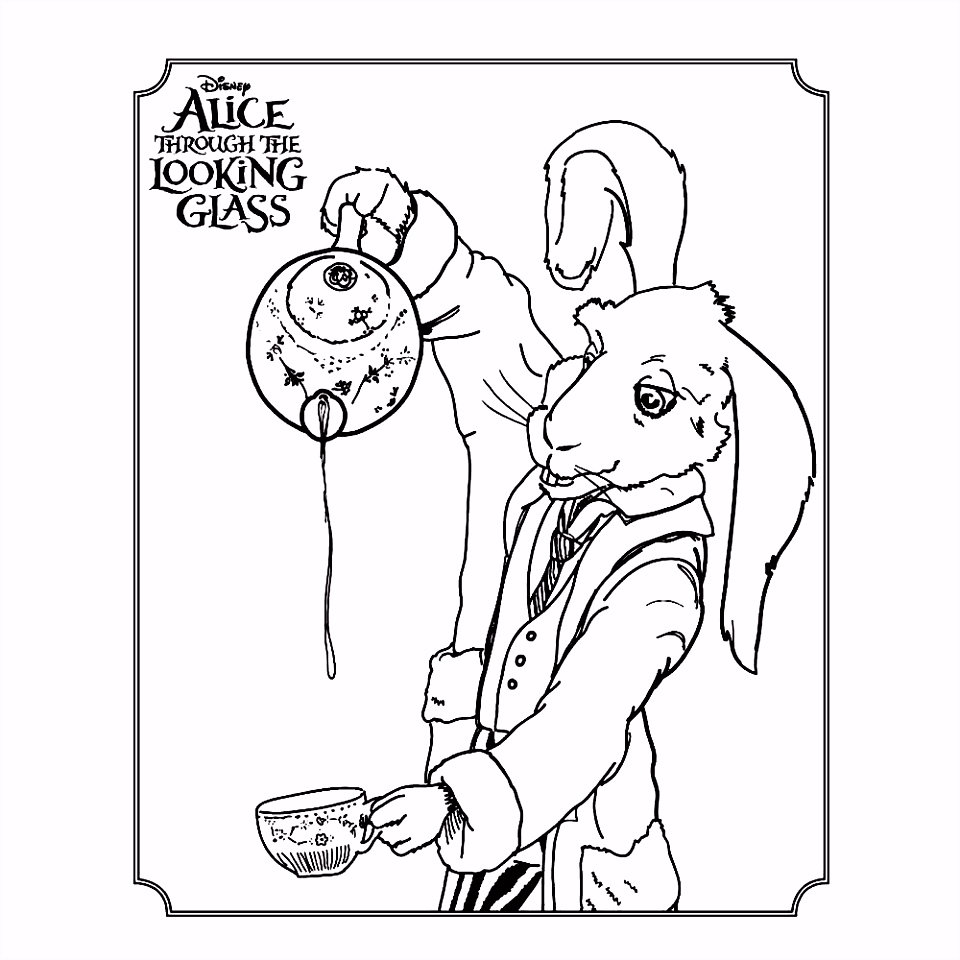 Kleurplaten Alice Through the Looking Glass Leuk Voor Kids – theetijd Met De Maartse Haas C6dh15fpq3 O5des5idn5