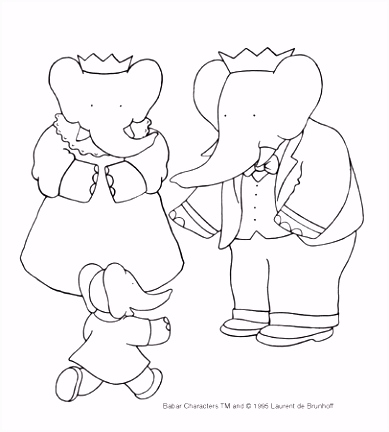 Kleurplaten Babar De Olifant Babar L éléphant R1il21hyy3 S5mj6mafa6