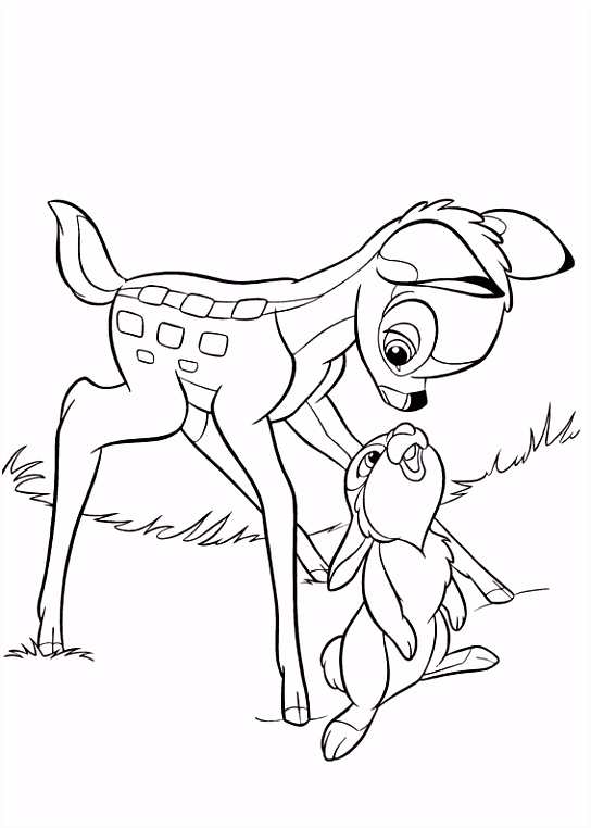 Kleurplaten Bambi Bambi Coloring Pages for Kids Printable Line Coloring 7 Y2vs73ujh7 L6nfh5eqe5
