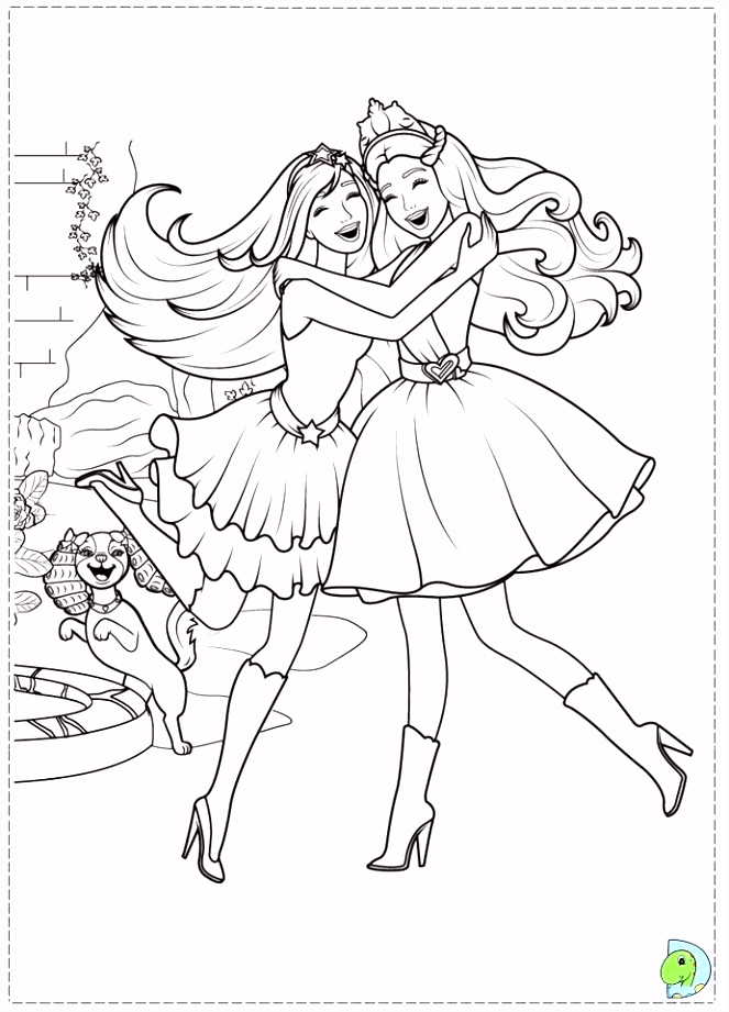 Kleurplaten Barbie Prinses En De Popster Barbie the Princess and the Popstar Coloring Page G1me55lyq0 Muxem2hafs