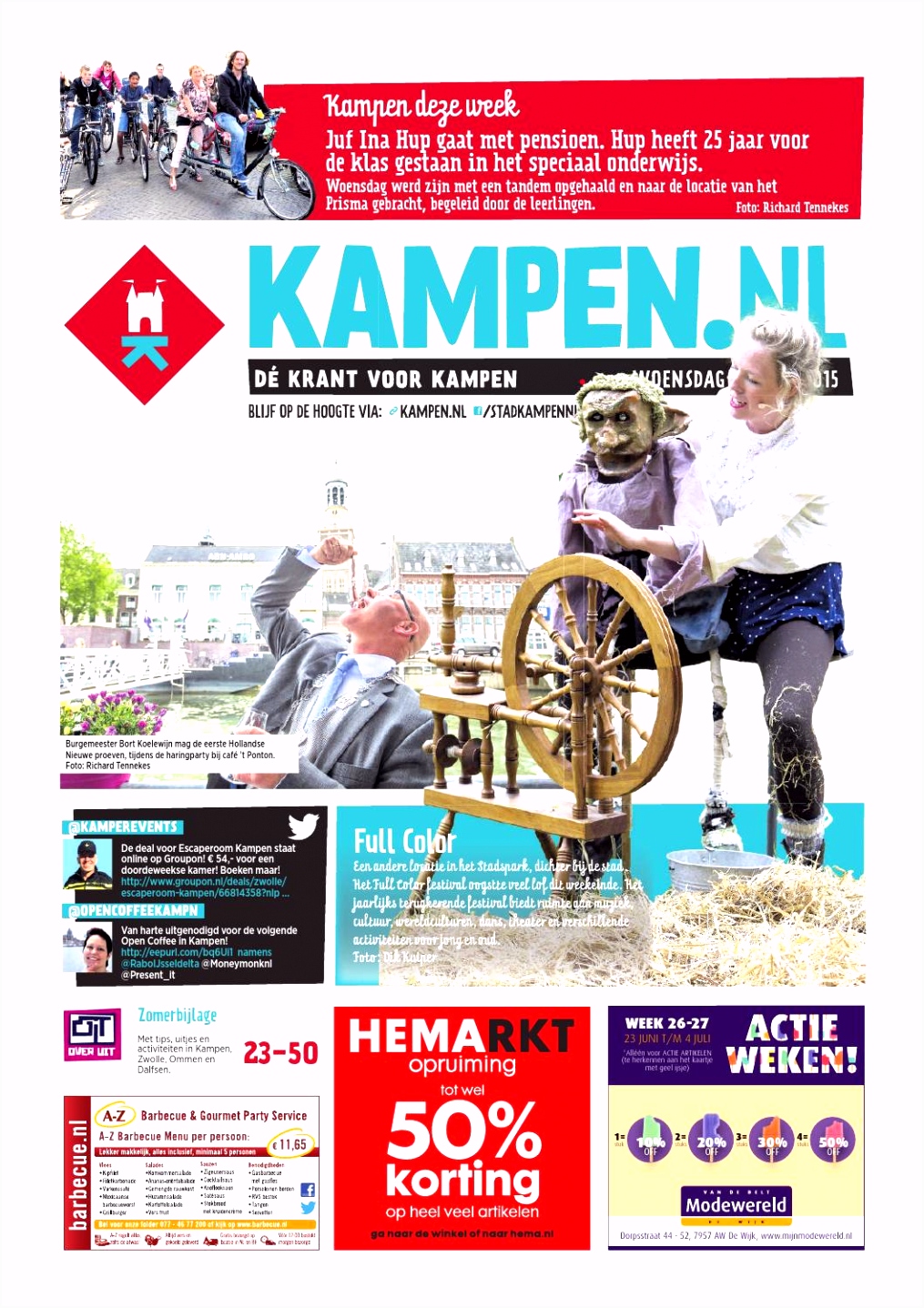 Kleurplaten Bekende Personenzangers Kampen Week 26 2015 by Kampen issuu A6uw65ian7 I4osvhgcy4