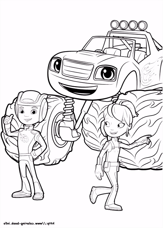 and the monster machines coloring pages