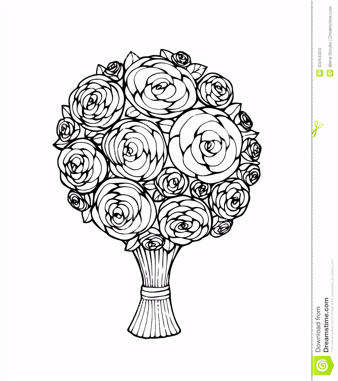 Kleurplaten Boeketten Bloemen Boeket Vector Illustratie Illustratie Bestaande Uit Viering D3rn63hoa3 Auyg4mtby2