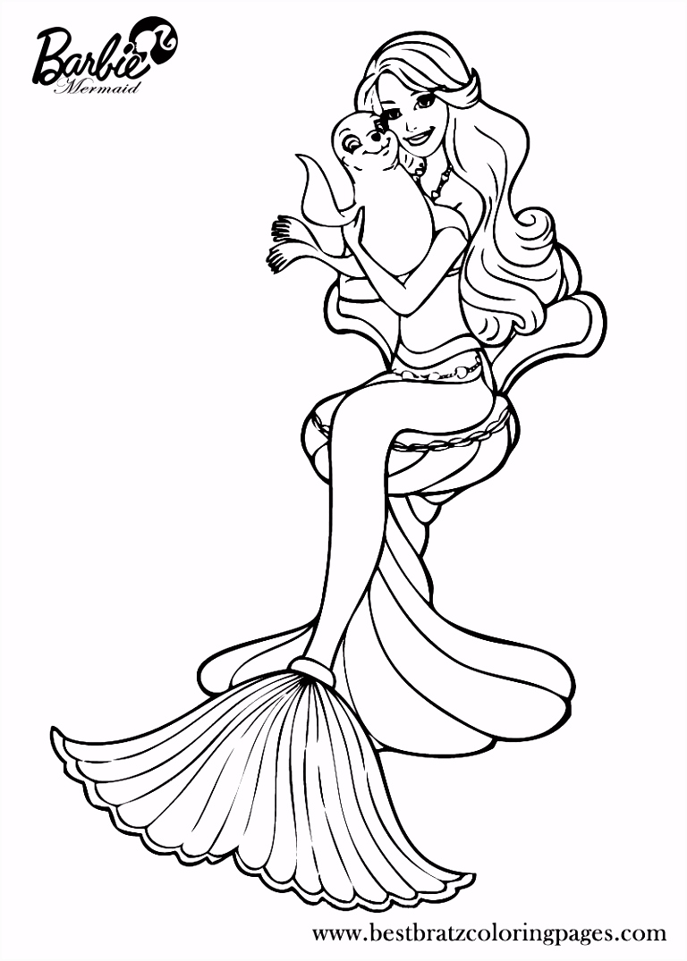 Kleurplaten Bratz Boyz Printable Barbie Mermaid Coloring Pages for Kids T8dj05eey5 G5oh5uoaeh