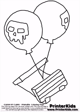 Kleurplaten Clash Of Clans Clash Clans Air Bomb Coloring Page I7qh83gkh1 Csikv0vkhh