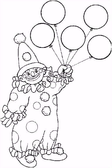 Kleurplaten Clowns Coloring Page Circus Kids N Fun C7yx02dxt5 U2sx56ffs6