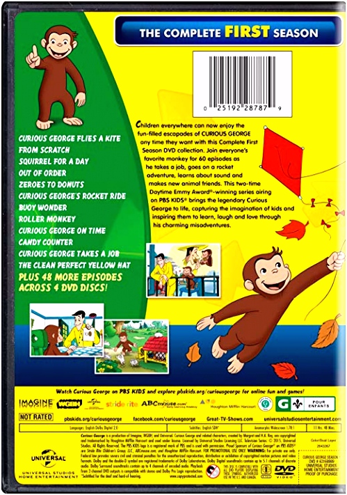 Kleurplaten Curious George Curious George Season 1 [import] Amazon Dvd T1jf84gwa0 Q4ti5undes