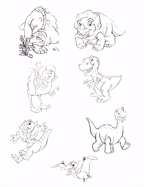Kleurplaten De Kleine Zeemeermin Land before Time Wall Mural Platvoet T4qw70cll0 V6uc2voyz4